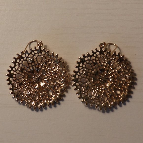 Francesca Gold + Diamond Drop Earrings | 073 - Picture 3 of 3